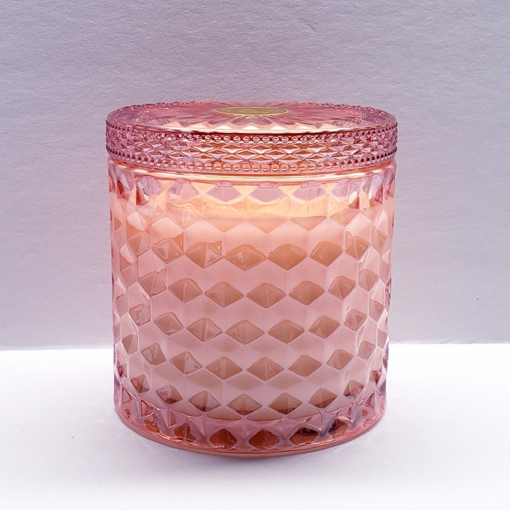 Natural Soy Candle RELAX 2-wick Shimmer Candle, 15oz